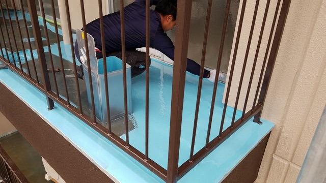 オルタックスカイ防水開始です②