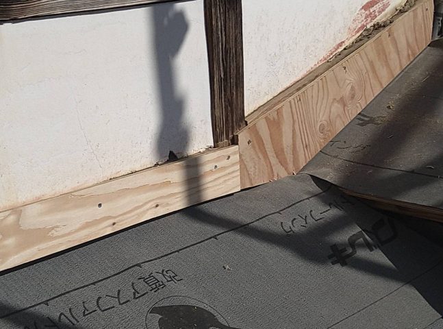 下條村S邸ルーフィング