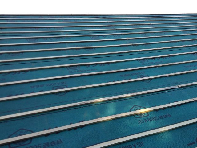 阿南町瓦屋根葺き替え瓦棒施工