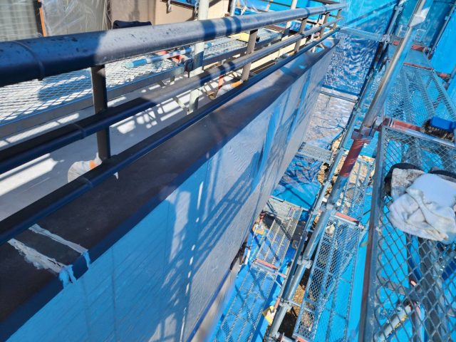 阿智村外壁屋根_上塗り2F2