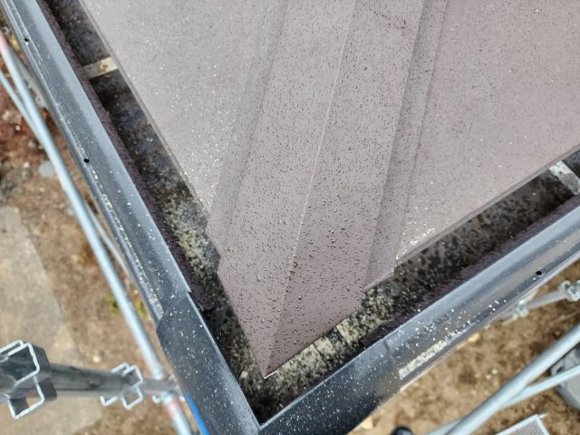 阿智村屋根カバー_下屋根棟板金