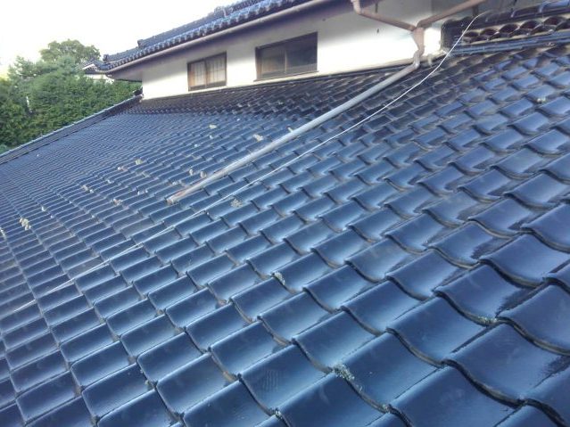 伊那市手良U邸雨漏り修繕瓦戻し