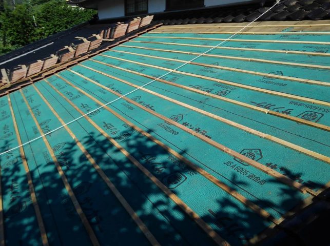 伊那市手良U邸防水シート