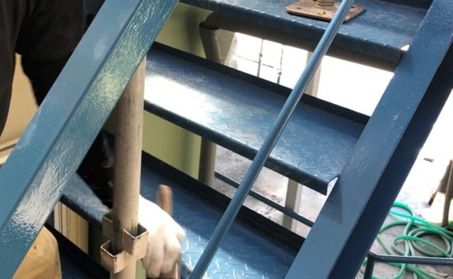 アスザック東御工場上塗り