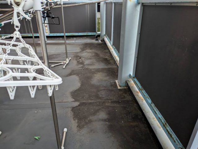 飯田市I邸ベランダ施工前