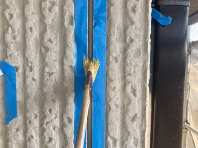 伊那市境K邸目地にプライマー塗布