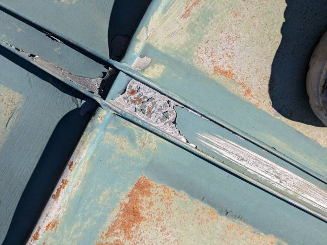 駒ヶ根市中沢M邸施工前屋根