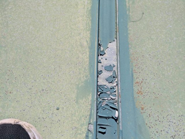 駒ヶ根市中沢M邸施工前屋根