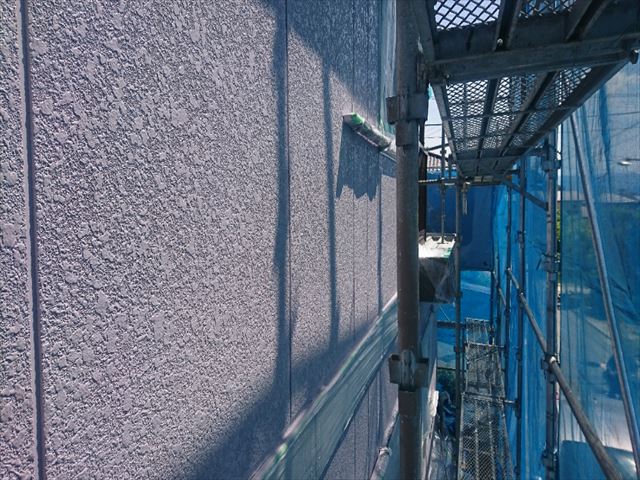 喬木村屋根外壁壁中塗り5