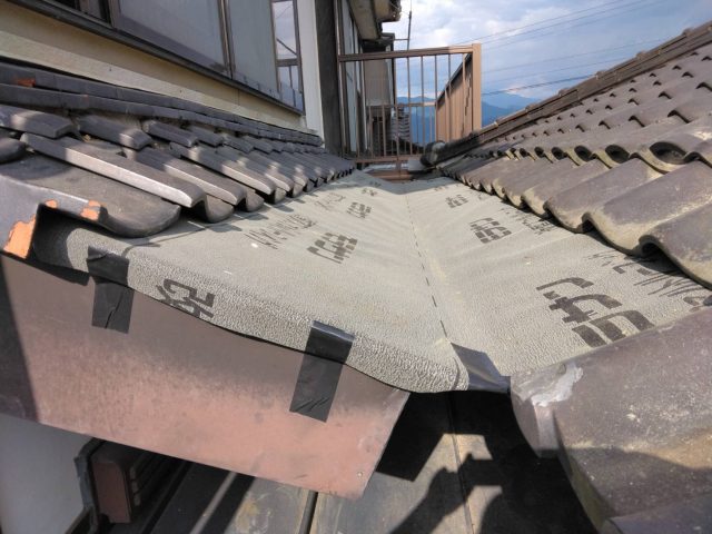 駒ヶ根市I邸_雨漏り-ルーフィング