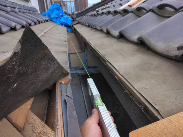 駒ヶ根市I邸_雨漏り-野地板取付け1