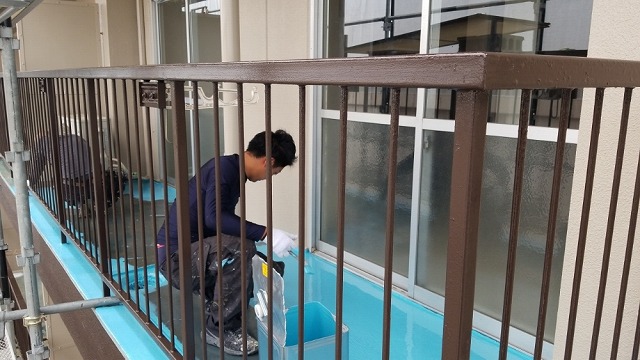 オルタックスカイ防水開始です④