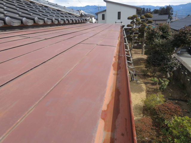 飯田市T邸トタン箇所施工前