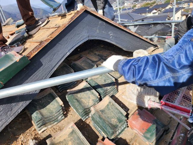 飯田市T邸_瓦おろし3