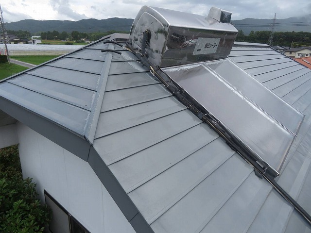 ソーラーパネル周辺の確認