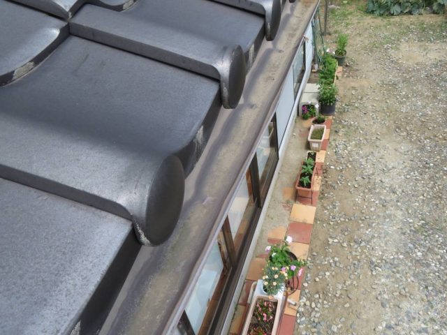 駒ヶ根市T邸雨樋交換施工前