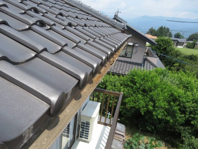 駒ヶ根市T邸雨樋交換施工前