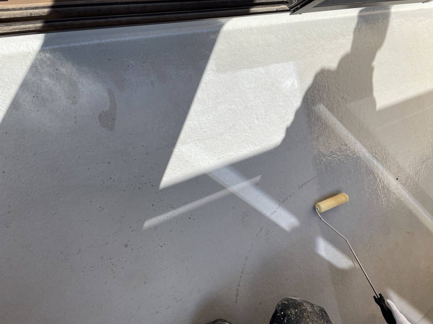 伊那市富県ALC外壁塗装ベランダ防水1