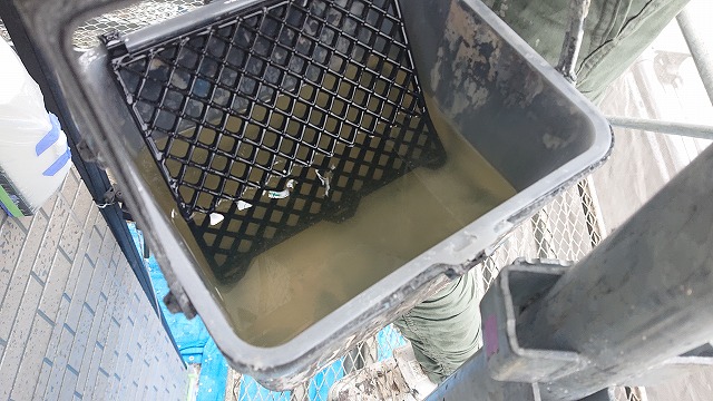 飯田市龍江クリア塗装下塗り6