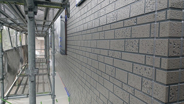 飯田市龍江クリア塗装下塗り7