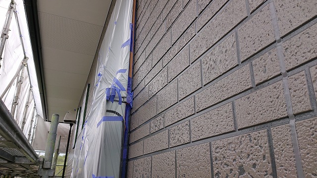 飯田市龍江遮熱塗料養生5