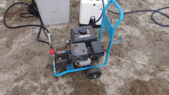 飯島町　倉庫遮熱　洗浄4