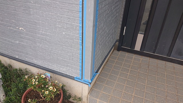 駒ケ根市屋根壁遮熱コーキング3