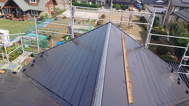 駒ケ根市屋根カバー板金5