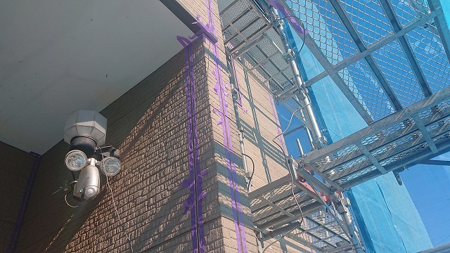 飯島町屋根外壁塗装コーキング2