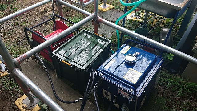 中川村ミサワ屋根洗浄1