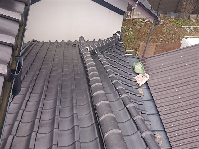 長野県飯島町鬼落下棟撤去6