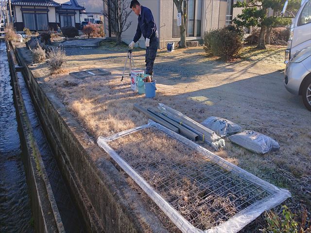 長野県飯田市松尾フェンス2