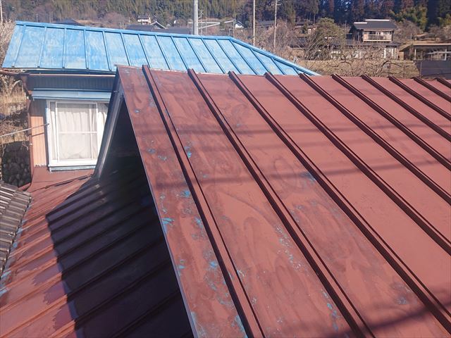 飯田市大瀬木屋根グラインダーケレン5