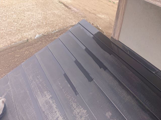 下伊那郡下條村トタン屋根塗装ダメ込み2