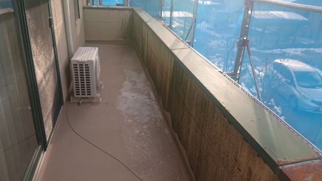 駒ケ根市外壁塗装オスモ現調3