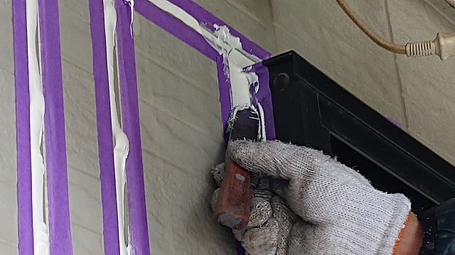 飯田市駄科外壁塗装コーキング交換7