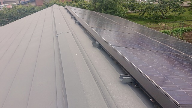 飯田市大瀬木倉庫屋根遮熱現状2