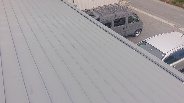 飯田市大瀬木倉庫屋根遮熱現状4