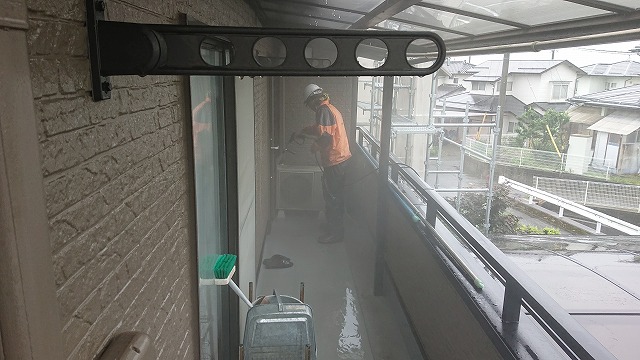 飯田市大瀬木外壁洗浄5