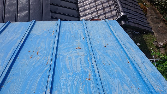 下條村トタン屋根現調4