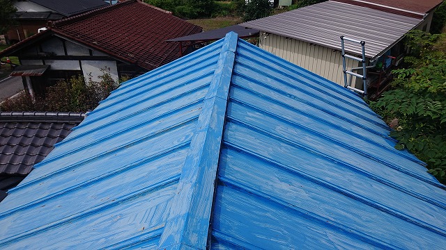 下條村トタン屋根現調6