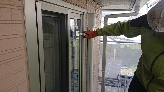 飯田市上殿岡外壁洗浄1