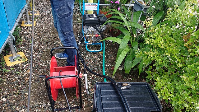 飯田市上殿岡　屋根外壁木部塗装洗浄1