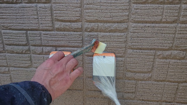 上伊那郡飯島町セキスイハイム外壁塗装下塗り2