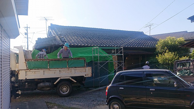 飯田市北方瓦落とし2