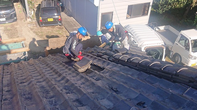 飯田市北方瓦落とし4