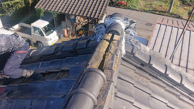 飯田市北方瓦落とし5