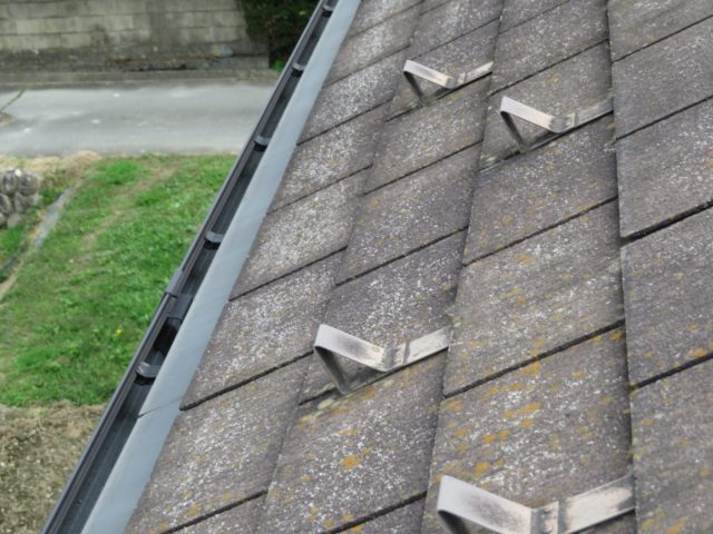 伊那市境K邸施工前屋根