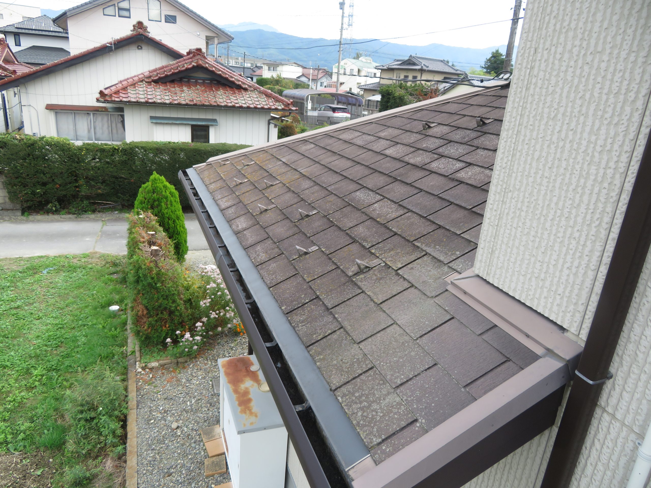 伊那市境K邸施工前屋根