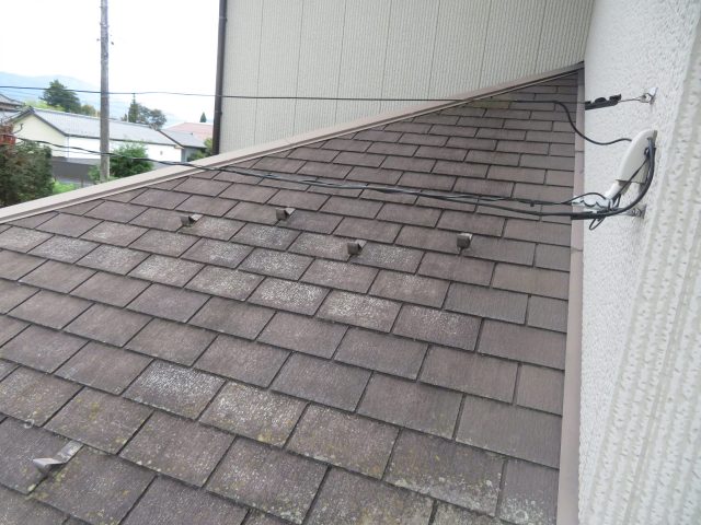 伊那市境K邸施工前屋根